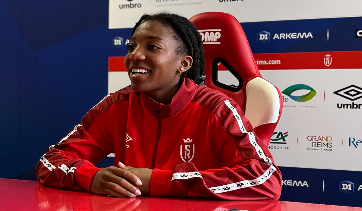 Mia Gyau avant la réception de Bordeaux