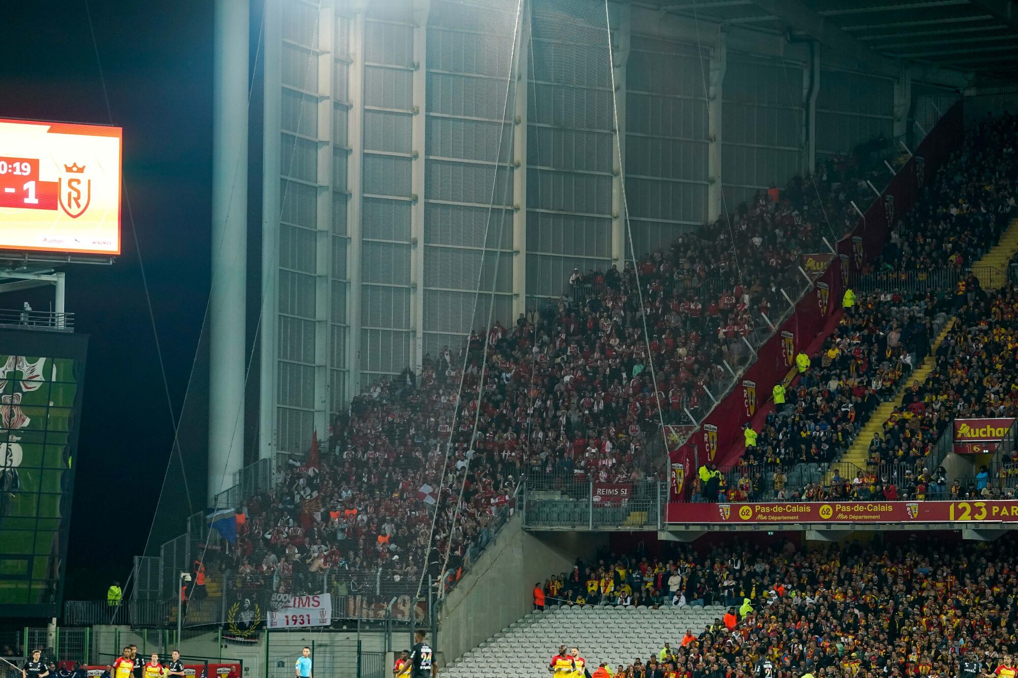 Tribune visiteurs stade Bollaert Delelis / Iconsport