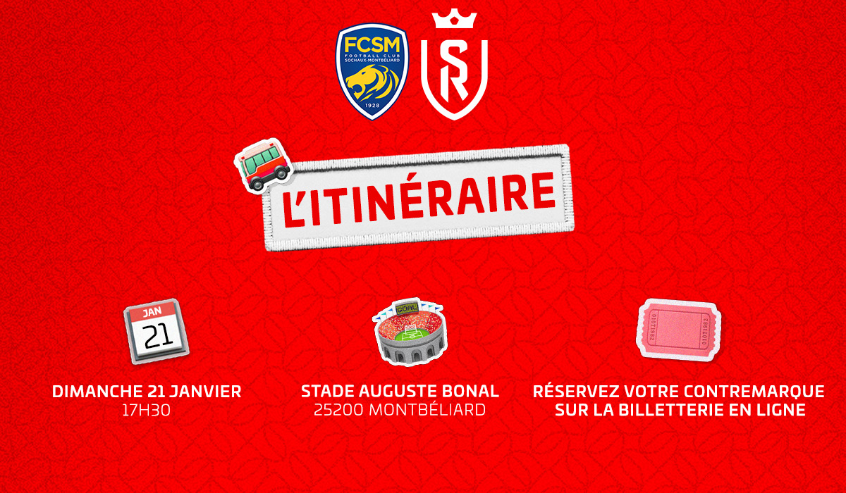 FCSM-SDR : toutes les informations pour se rendre à Sochaux !