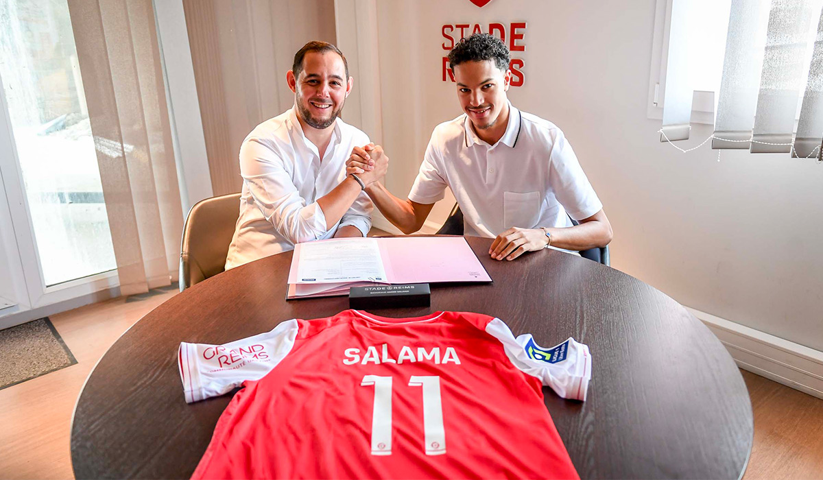 Amine Salama signe au Stade de Reims