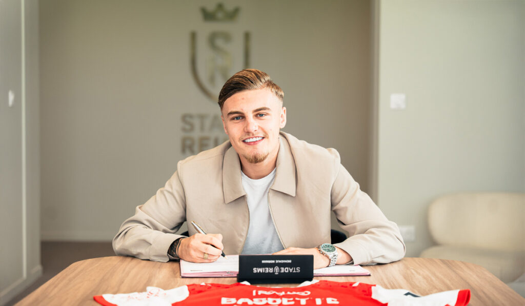 Norman Bassette signe au Stade de Reims