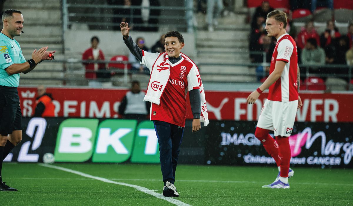 Le Stade de Reims, mobilisé aux côtés de l’association Imagine for Margo