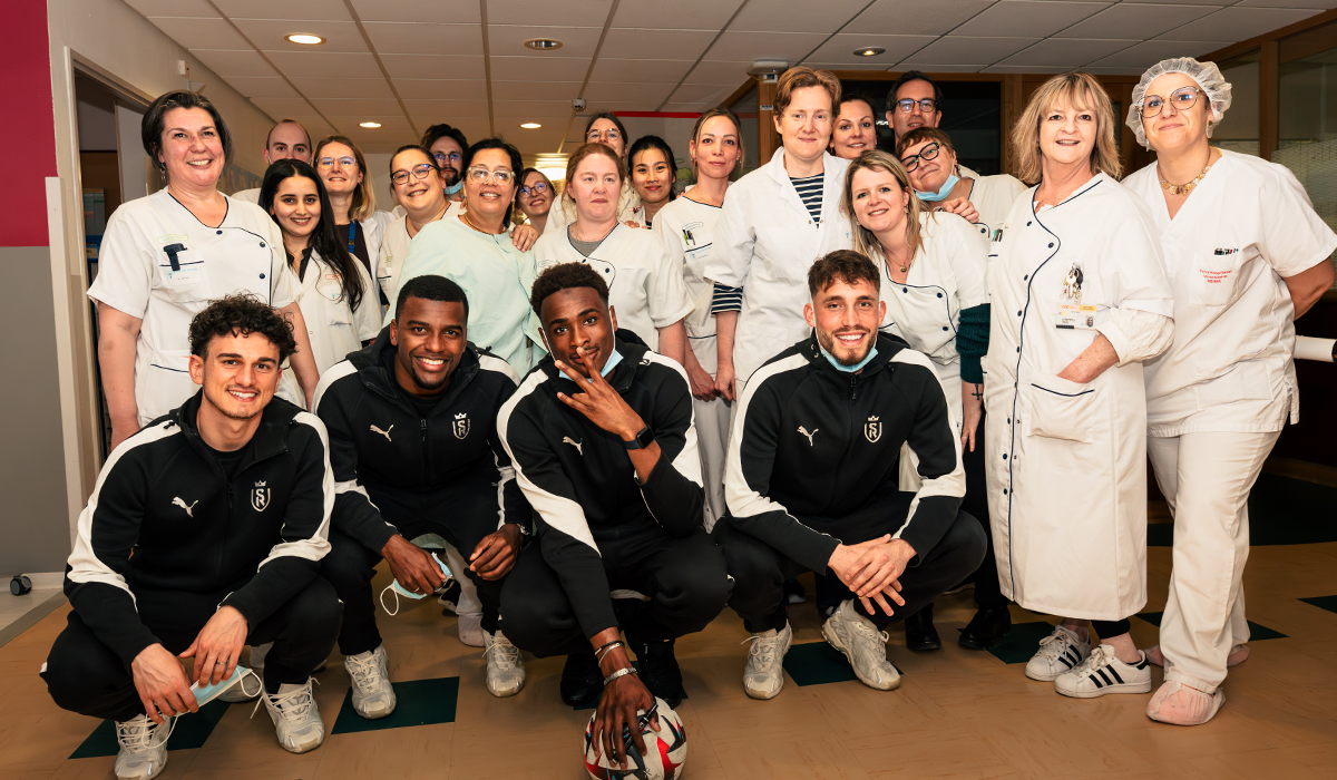 Le SDR en visite au CHU de Reims